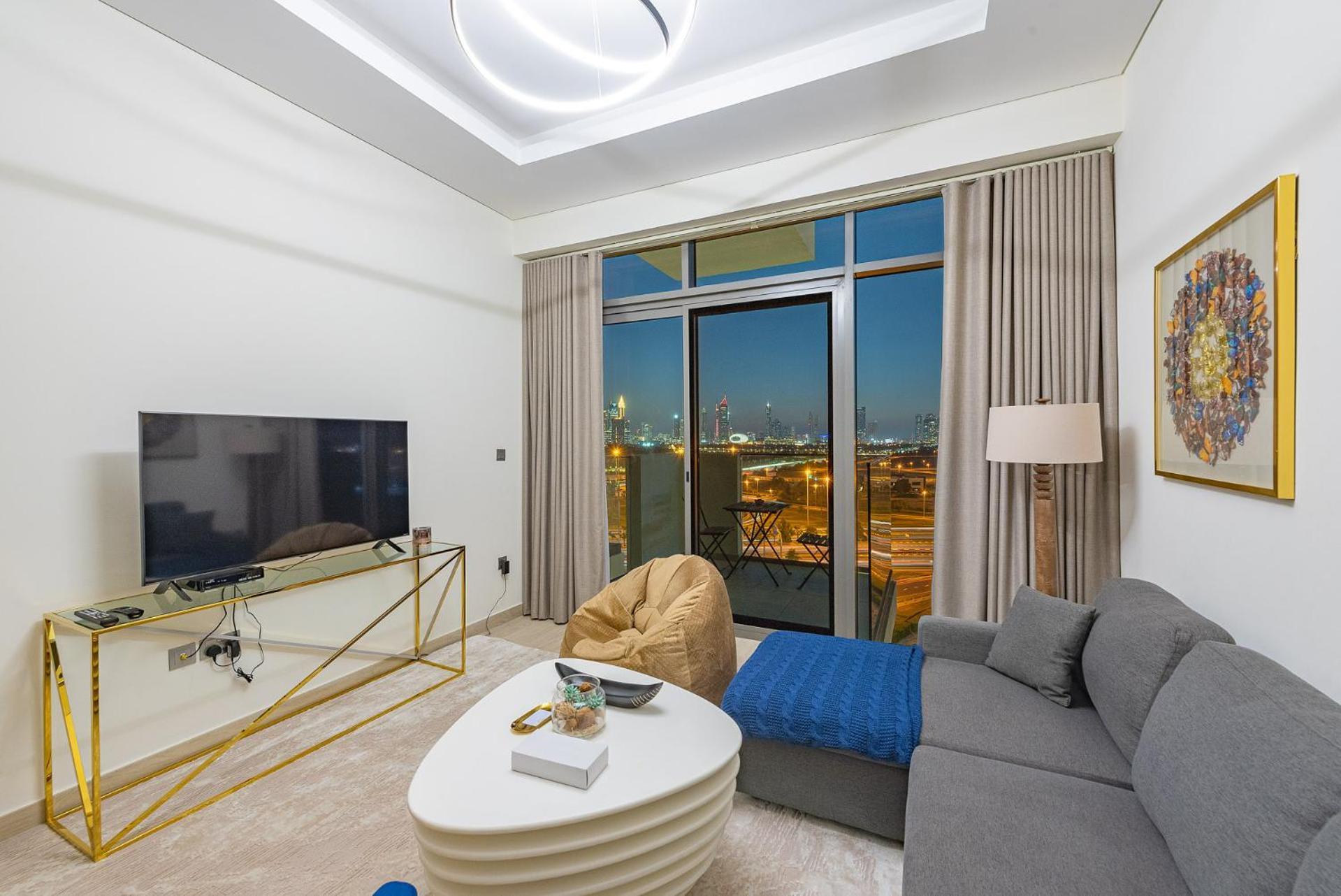 Apartmán Cozy & Convenient 1Br Haven In Al Jaddaf Dubaj Exteriér fotografie