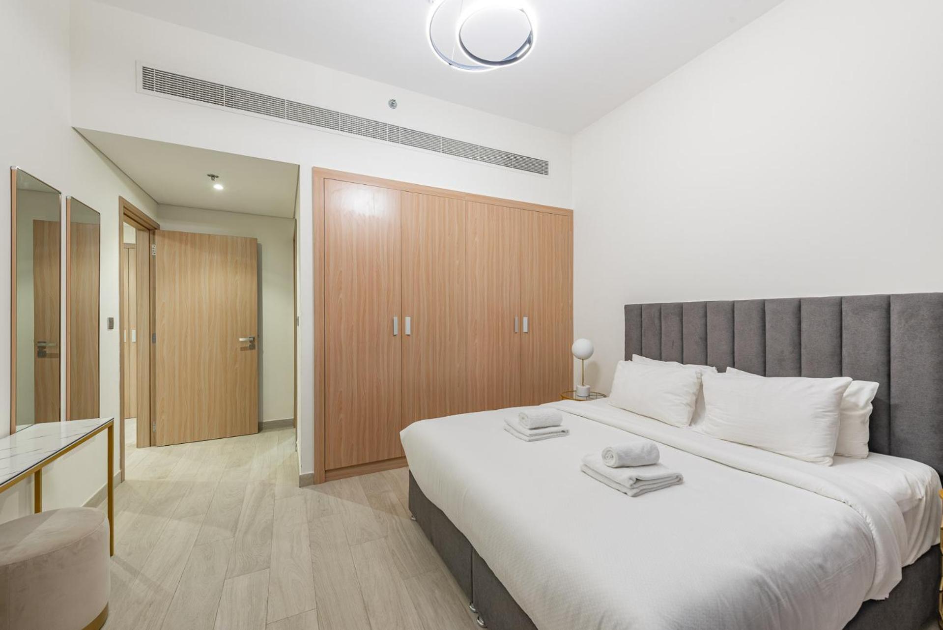 Apartmán Cozy & Convenient 1Br Haven In Al Jaddaf Dubaj Exteriér fotografie