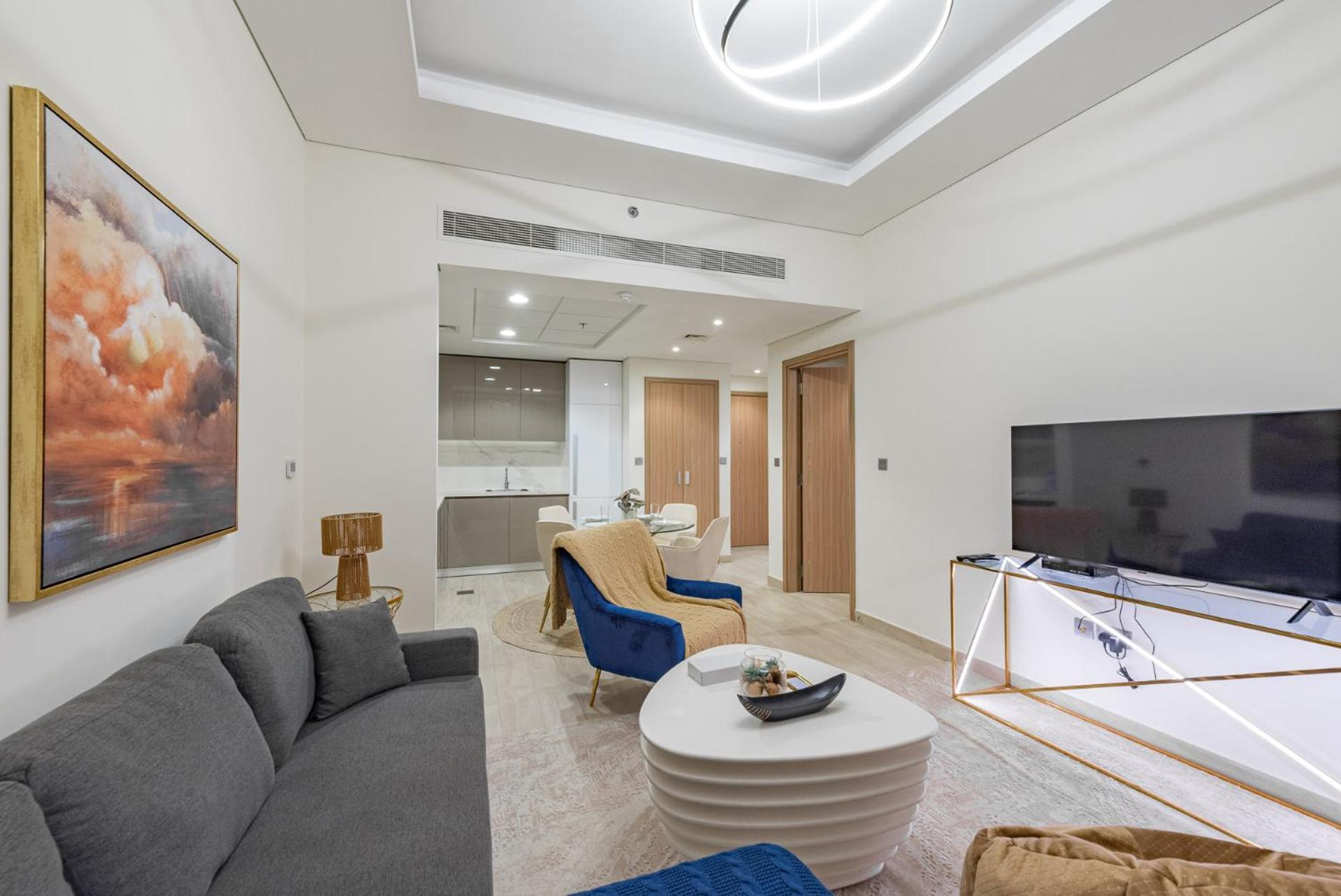 Apartmán Cozy & Convenient 1Br Haven In Al Jaddaf Dubaj Exteriér fotografie